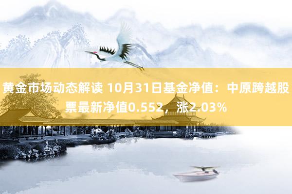 黄金市场动态解读 10月31日基金净值：中原跨越股票最新净值0.552，涨2.03%