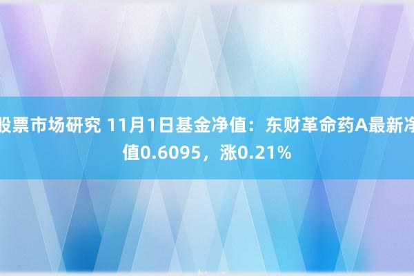 股票市场研究 11月1日基金净值：东财革命药A最新净值0.6095，涨0.21%