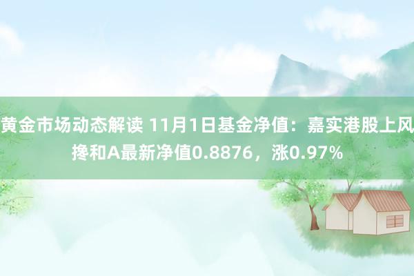 黄金市场动态解读 11月1日基金净值：嘉实港股上风搀和A最新净值0.8876，涨0.97%