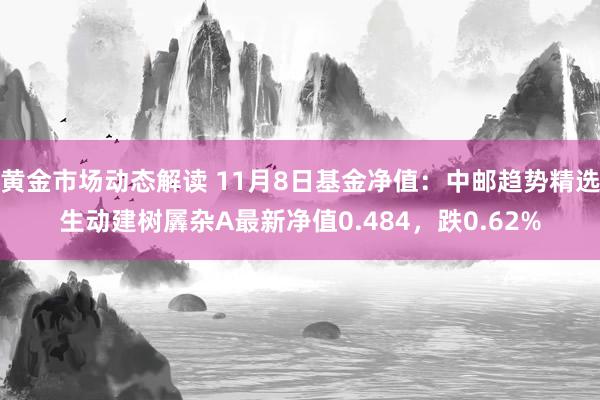 黄金市场动态解读 11月8日基金净值：中邮趋势精选生动建树羼杂A最新净值0.484，跌0.62%