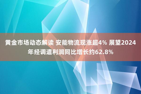 黄金市场动态解读 安能物流现涨超4% 展望2024年经调遣利润同比增长约62.8%