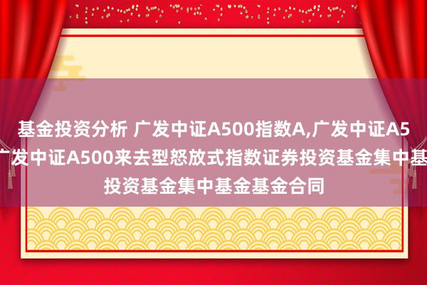 基金投资分析 广发中证A500指数A,广发中证A500指数C: 广发中证A500来去型怒放式指数证券投资基金集中基金基金合同